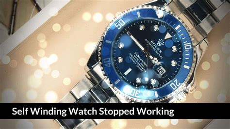 rolex stopped working after winding|rolex self winding problems.